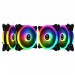 Set Ventilatoare Gamdias AEOLUS M2 1204R RGB 120mm 4 Fan Pack